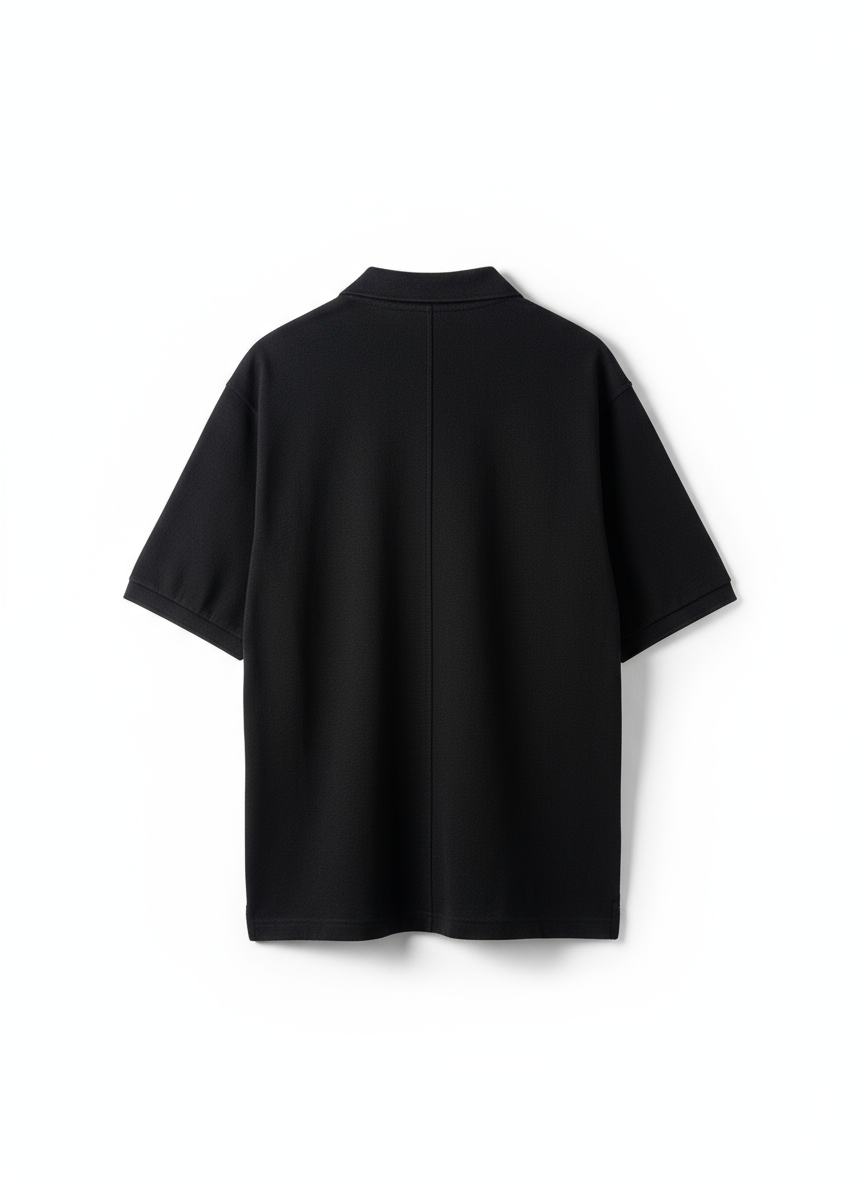 Black Floral Design Shirt