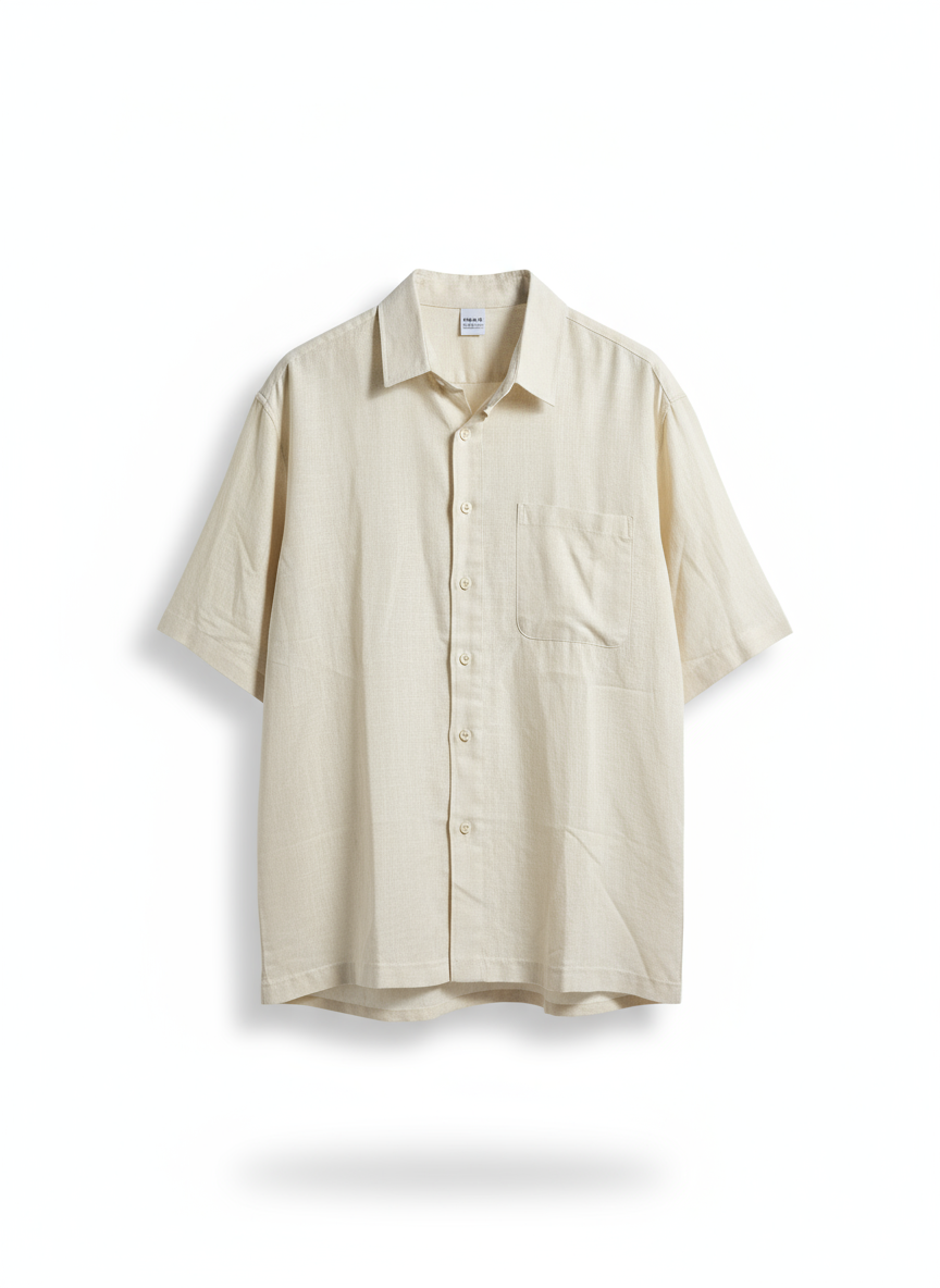Cream Linen Shirt