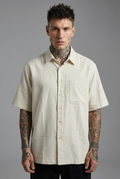 Cream Linen Shirt