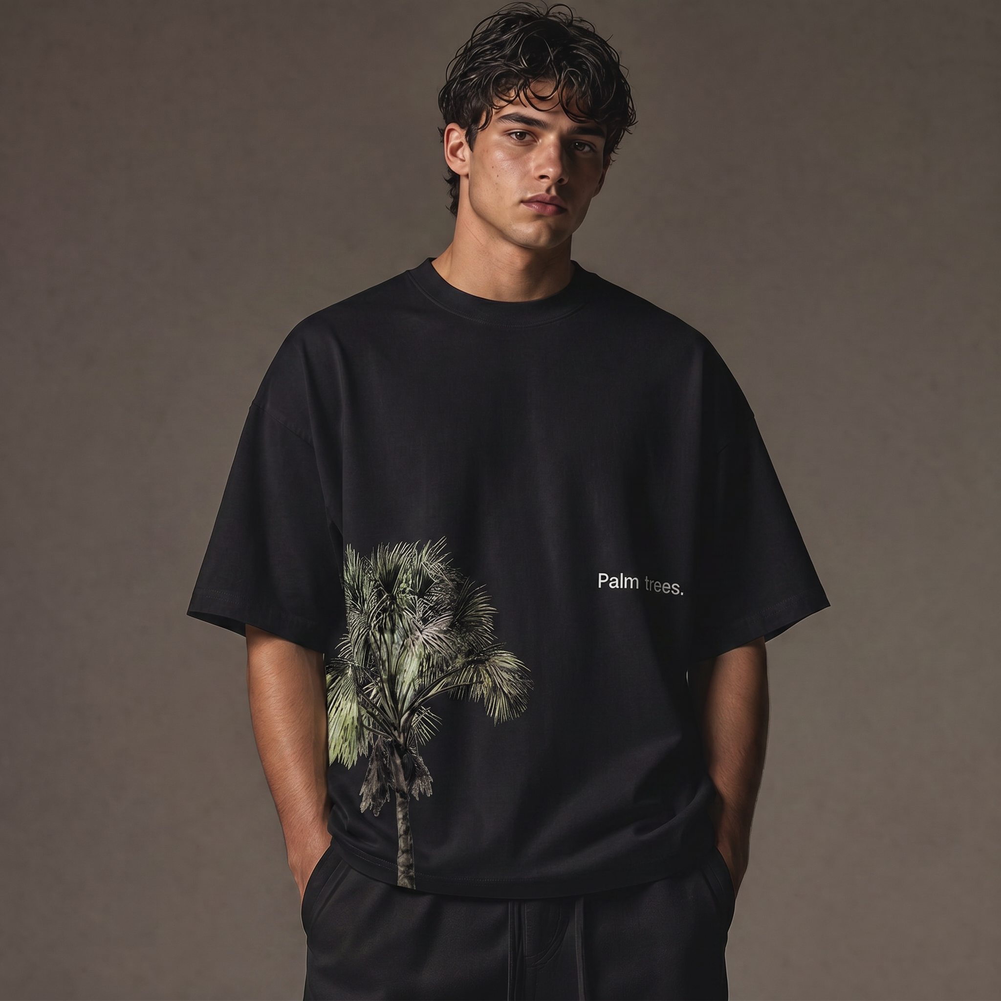 Palm Tree T-shirt Oversized