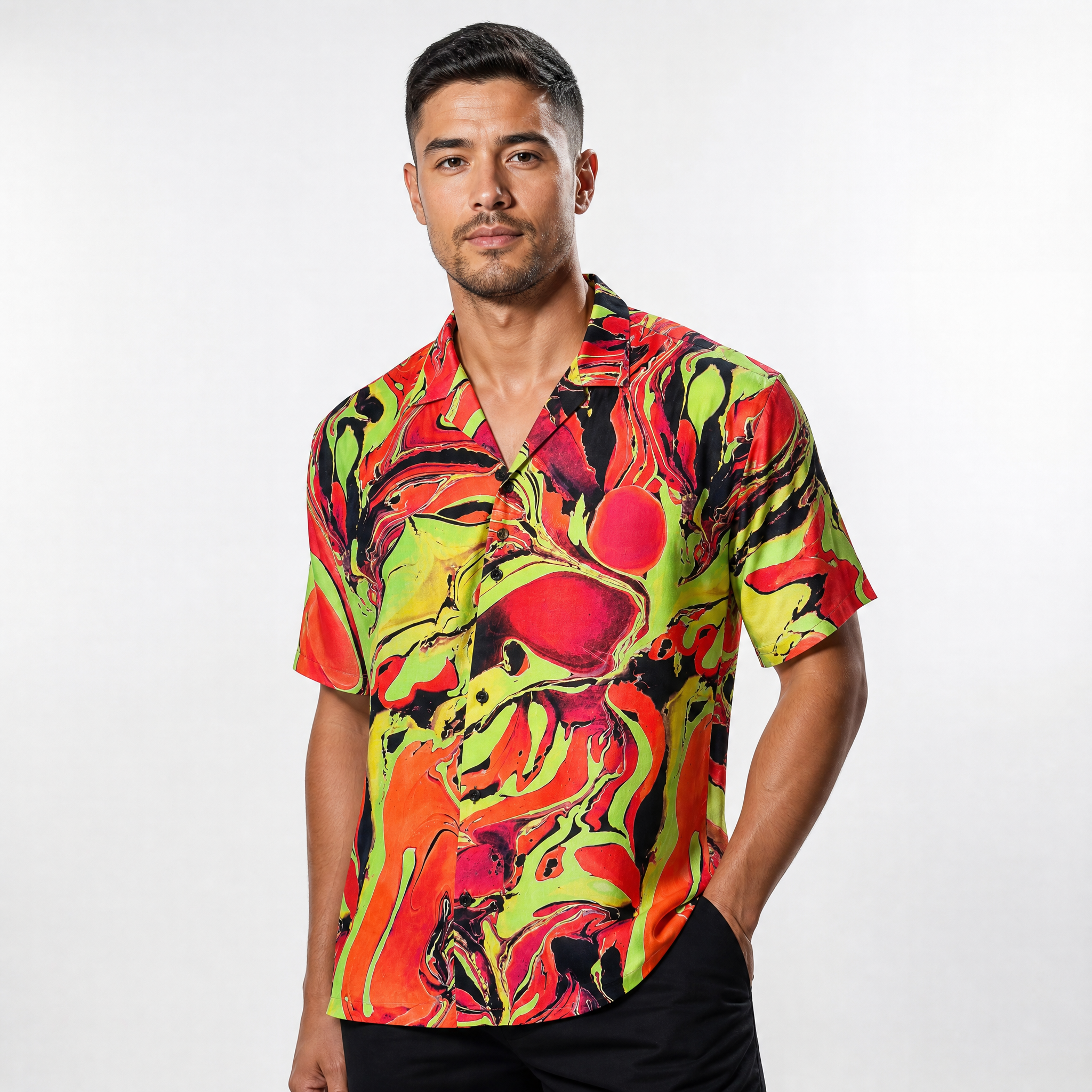 Neon Flash Shirt Party