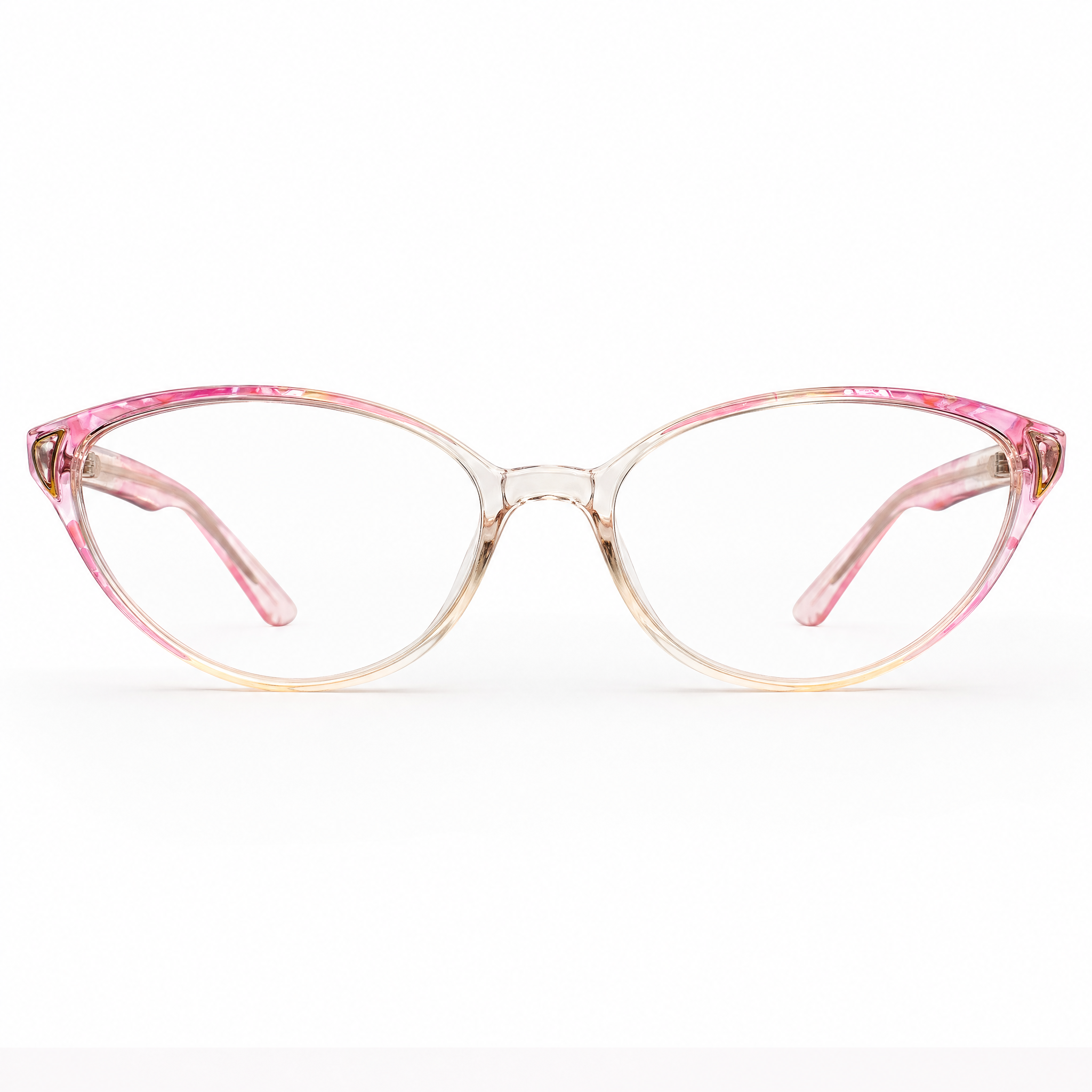 Vintage Glasses with Pink & Purple