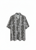 Grey Classical Bust Print Shirt
