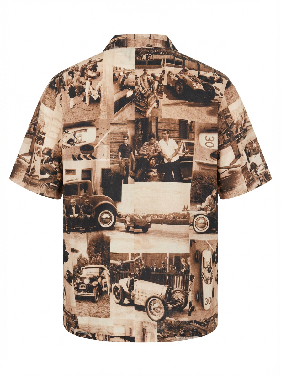 Vintage Car Print Shirt